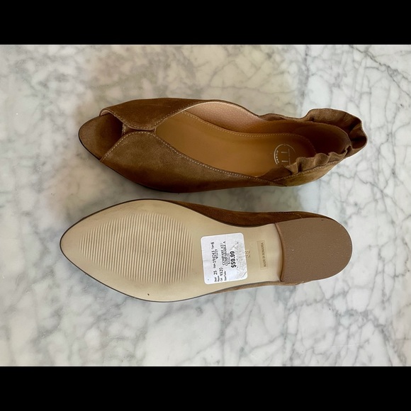 TT Milano suede open toe flats size 38 - Picture 4 of 8